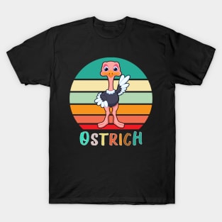 Vintage Retro Ostrich T-Shirt